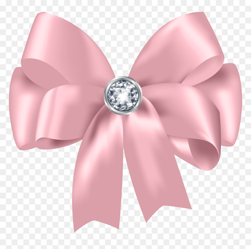 And Beautiful Diamond Jewellery Bow Pink Arrow Clipart, HD Png Download - bow and arrow clip art png