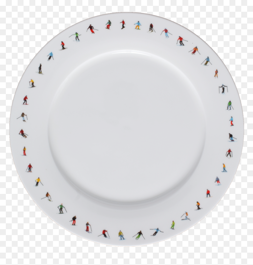 Ski Chain Dinner Plate - Plate, HD Png Download - crockery items png
