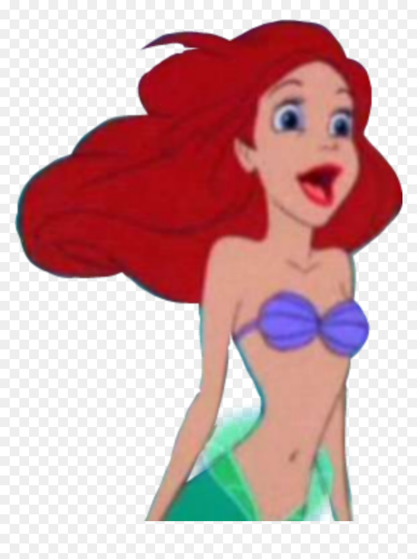 #sticker #ariel #arielthelittlemermaid #arielle #mermaid - Ariel, HD Png Download - mermaid png tumblr