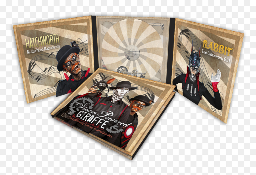 Steam Powered Giraffe Digipak - Games, HD Png Download - steam texture png