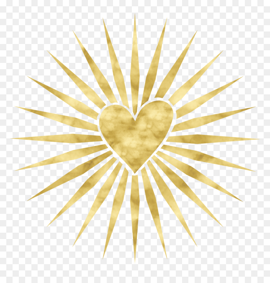 Golden Flower Sun Clipart , Png Download - Portable Network Graphics, Transparent Png - sun rays clipart png
