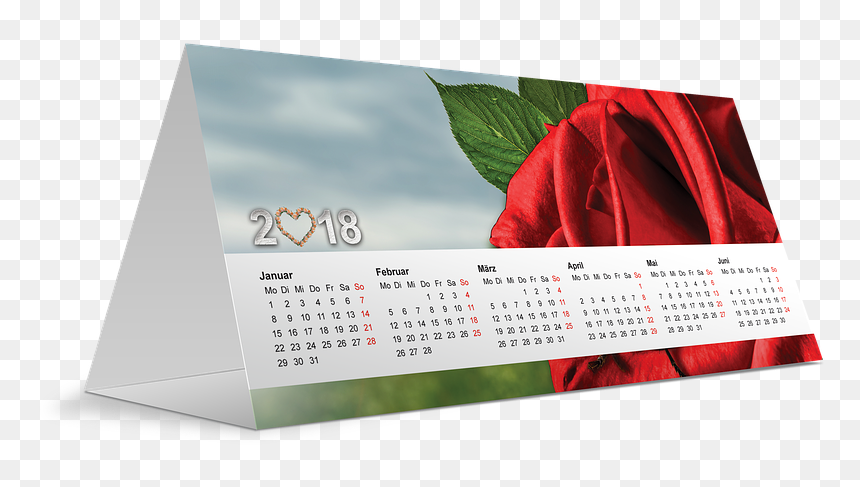Png Calendar 2018 Hd, Transparent Png - 2018 calendar png hd