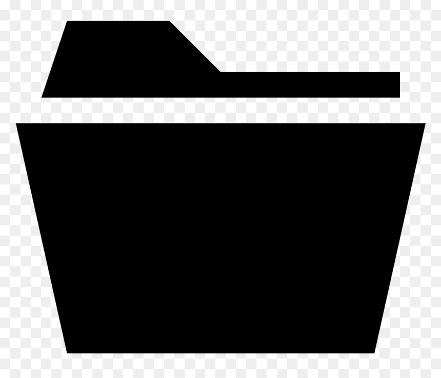 Icon Upload, HD Png Download - black folder png