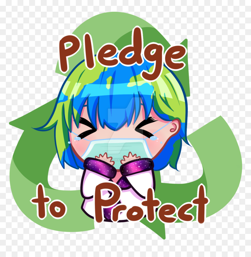 Earth Chan Recycle Please, HD Png Download - meme png pack