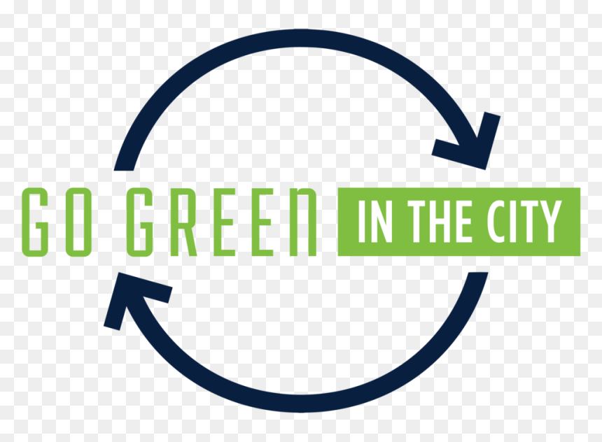 Go Green In The City Logo, HD Png Download - food city logo png
