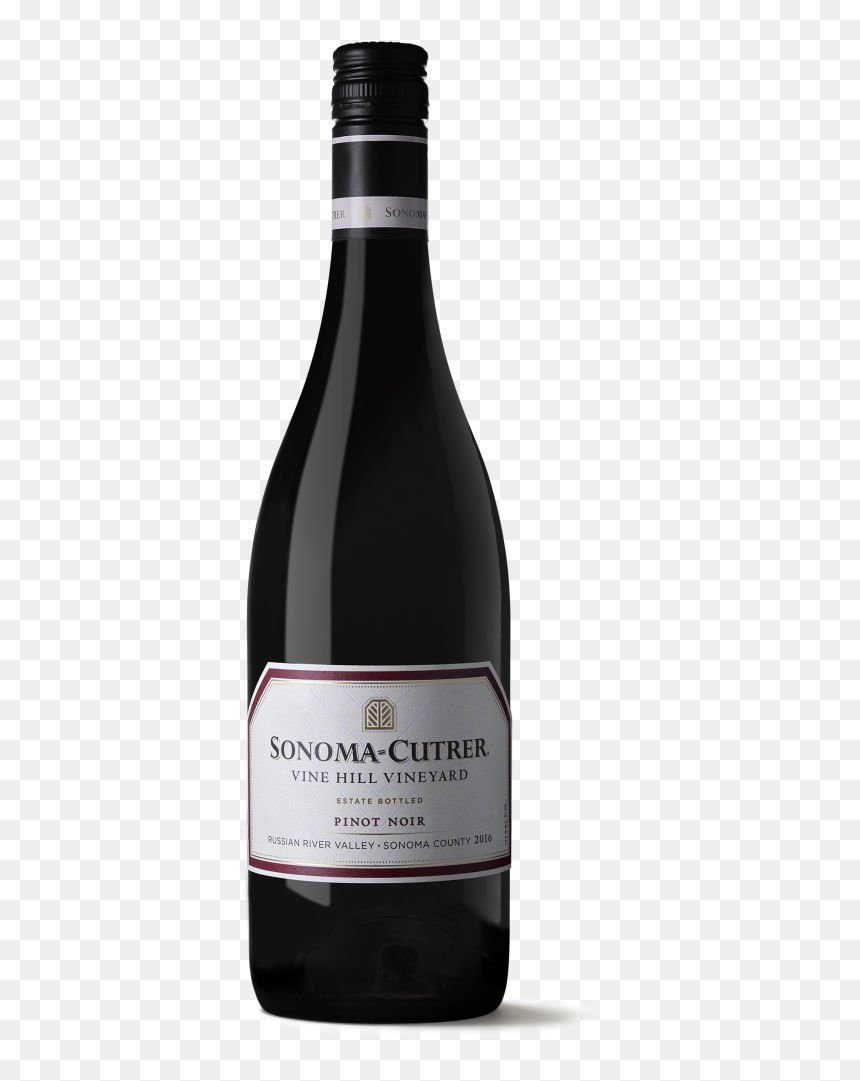 Sonoma Cutrer Pinot Noir 2016, HD Png Download - wine bottle outline png