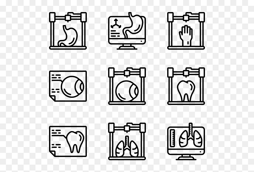 Bed And Breakfast Icons, HD Png Download - printer icons png