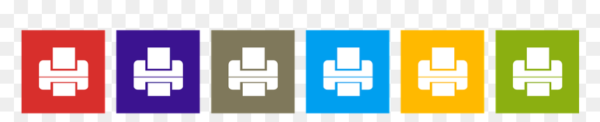 Bouton Imprimer Png, Transparent Png - printer icons png