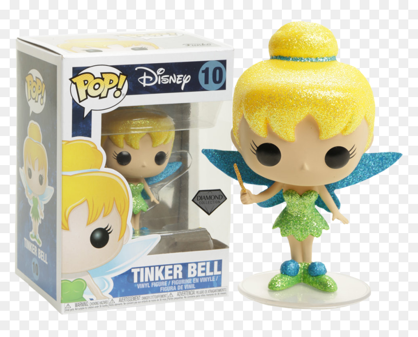Funko Pop Diamond Tinker Bell, HD Png Download - tinkerbell and friends png