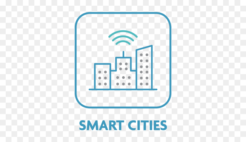 Smart City Icon Png, Transparent Png - grocery icon png