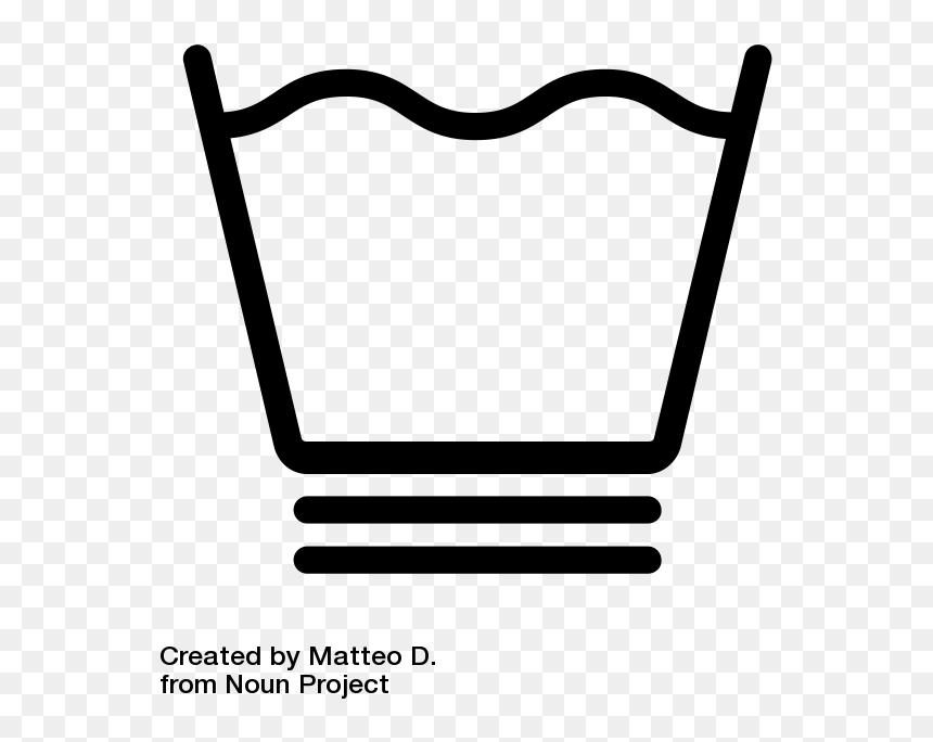Machine Wash Gentle Symbol, HD Png Download - laundry icon png