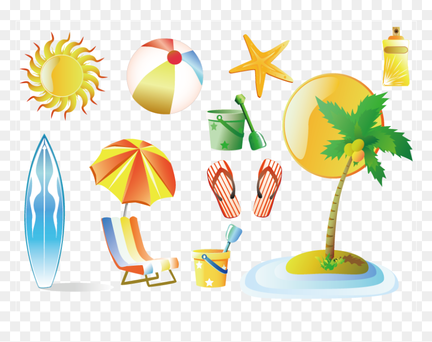Summer Holiday Graphics, HD Png Download - vacation icon png