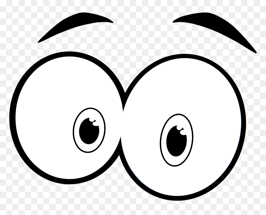 Clip Art Happy Eyes, HD Png Download - white eyes png