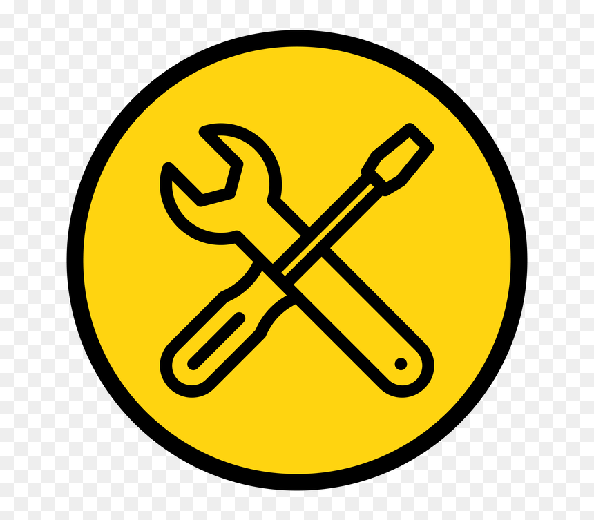 Icon Ac Repair - Screwdriver And Spanner Logo, HD Png Download - air conditioner icon png