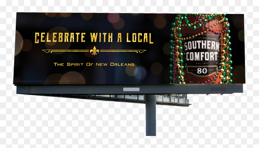 Soco Billboard - Spirit Of New Orleans Southern Comfort, HD Png Download - new orleans png