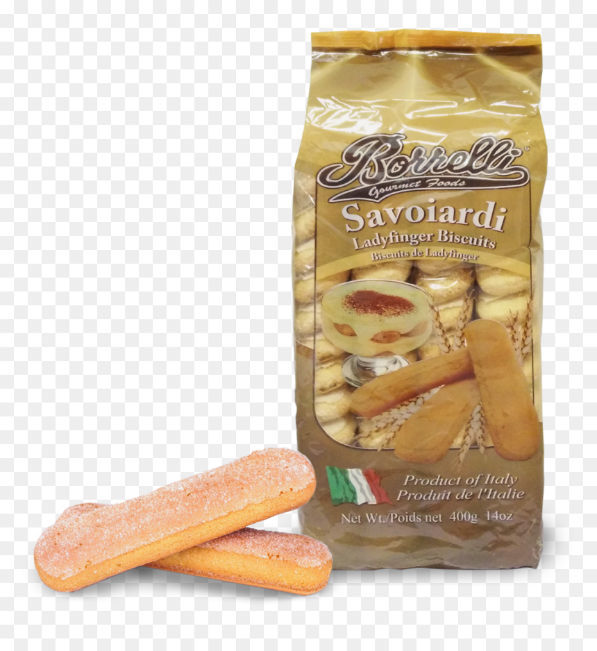 14oz Savoiardi Lady Fingers - Breadstick, HD Png Download - lady finger png