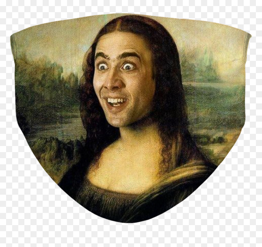Nicolas Cage Mona Lisa, HD Png Download - nicholas cage png