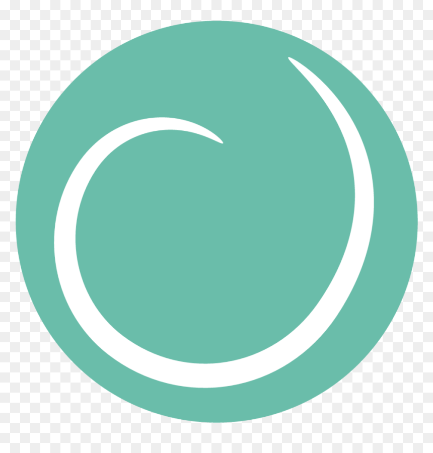 White Swirl On Teal Alt - Circle, HD Png Download - accounting png