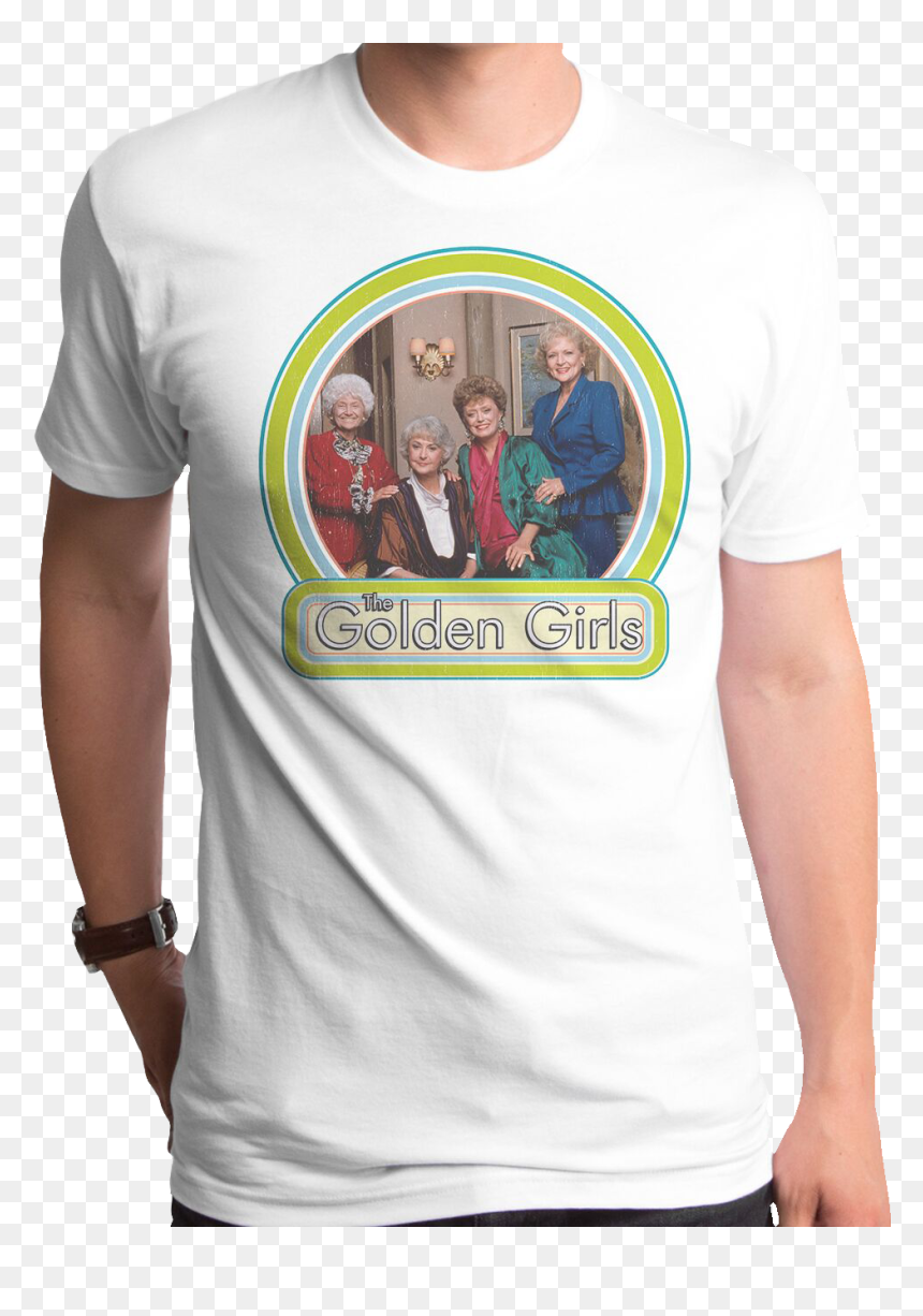 Golden Girls T-shirt - Golden Girls T Shirt, HD Png Download - golden girls png