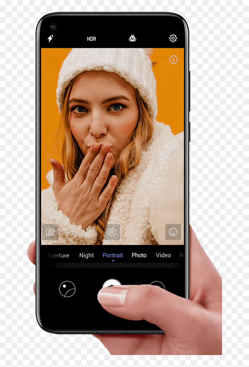 Huawei, HD Png Download - hand mobile png