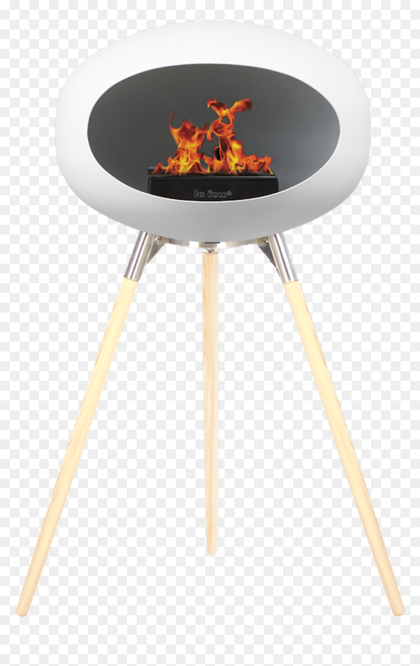 Le Feu Bio Ethanol Fireplace Ground Wood White Le Feu - Flame, HD Png Download - fire ash png
