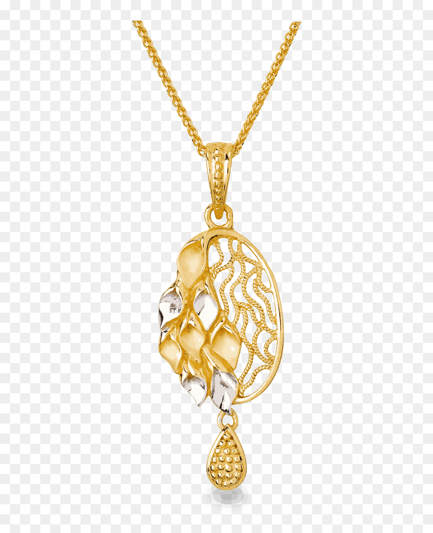 Pure Jewels - Pendant, HD Png Download - golden jewellery png