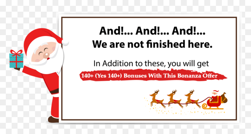 Bonuses Christmas Plr Bonanza - Christmas, HD Png Download - christmas offer png