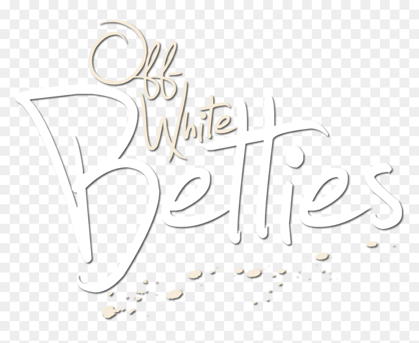 Off White Betties - Calligraphy, HD Png Download - off white png
