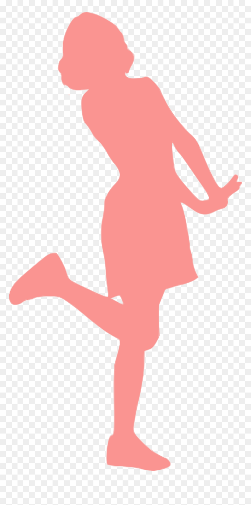 Silhouette Femme 78 Clip Arts - Illustration, HD Png Download - leg piece png