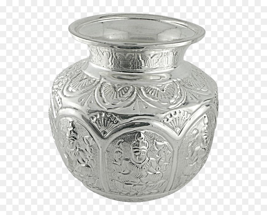 Silver Kalash, HD Png Download - kalash png images