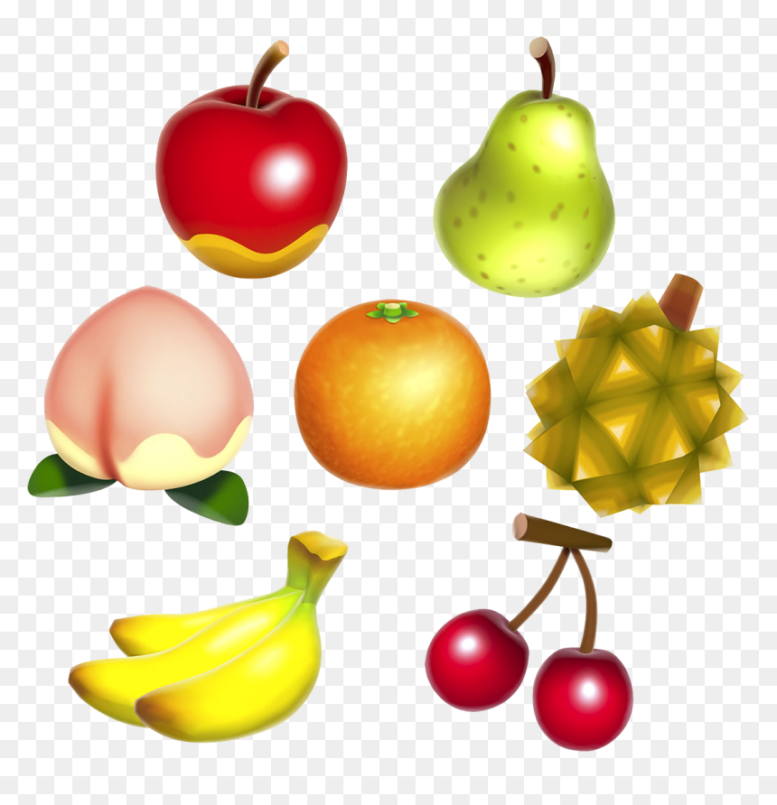Fruits Nl - Animal Crossing Fruit Pixel Art, HD Png Download - single banana tree plant png