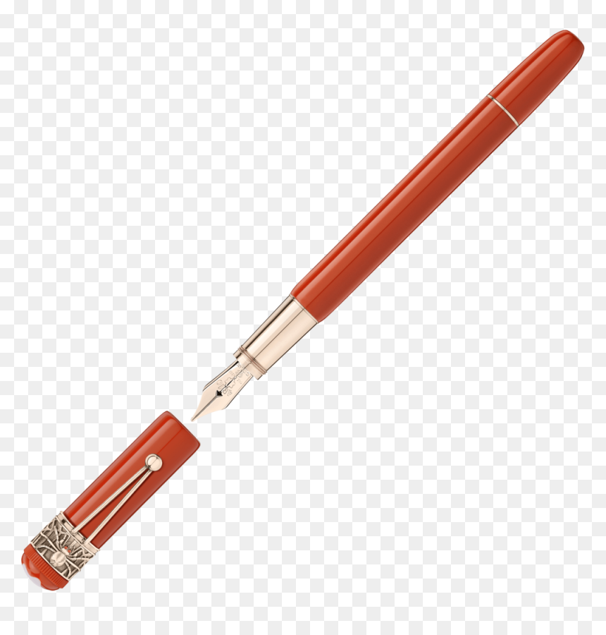 118232 Ret01 - Montblanc Spider Roller, HD Png Download - old pen png