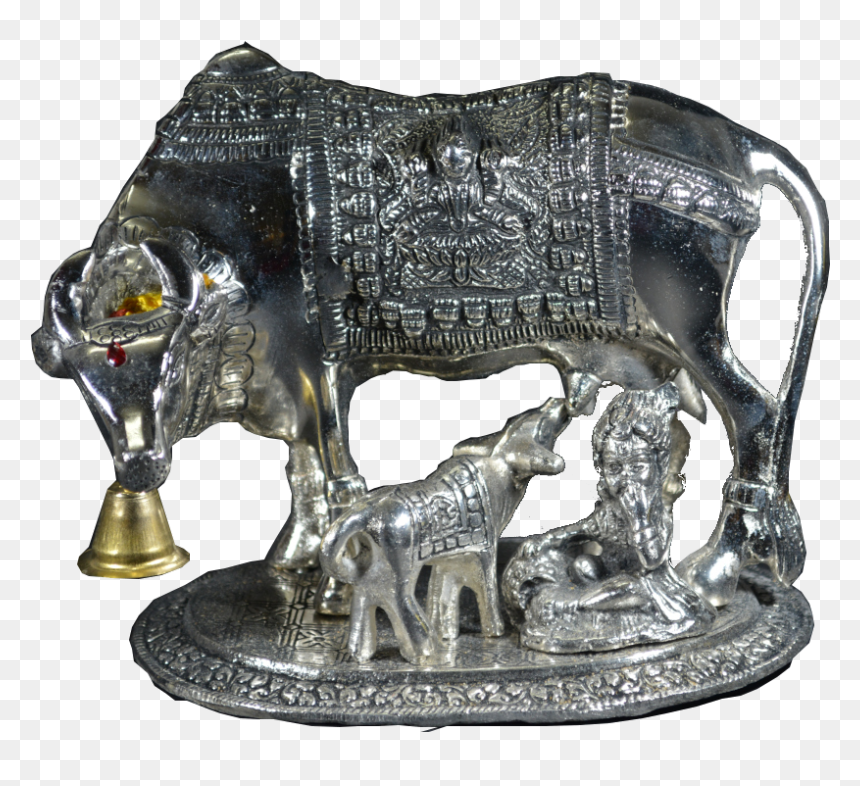 Figurine, HD Png Download - indian cow with calf png