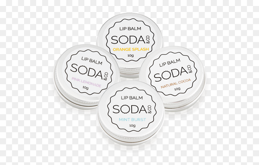 Lip Balm 4 Pack - Label, HD Png Download - soda splash png