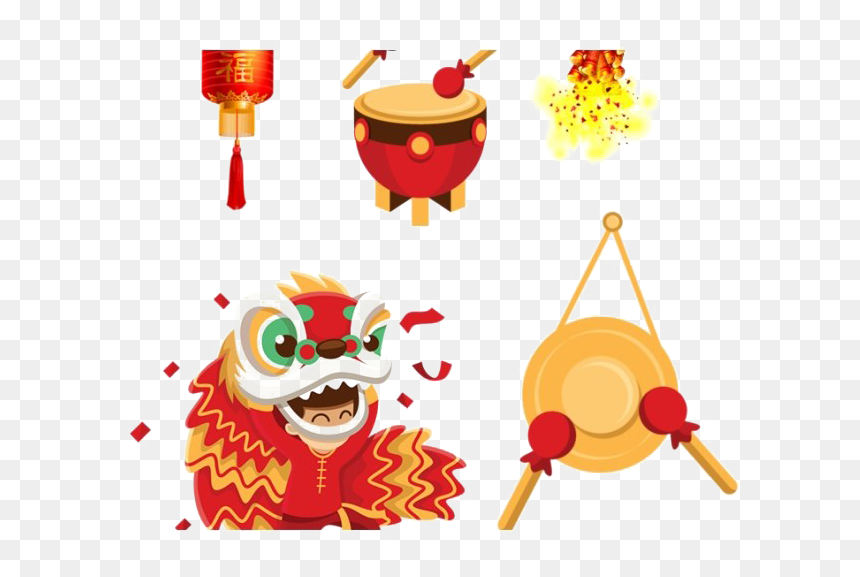 Chinese New Year Decoration Png Clipart - Transparent Chinese New Year Png, Png Download - decoration png images