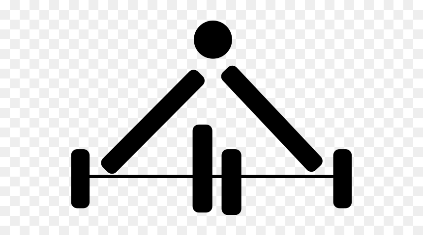 Gym Workout Cliparts 6, Buy Clip Art - Weightlifting Symbol, HD Png Download - gym workout png