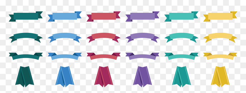 Ribbon Badges Design Png , Png Download - Ribbon Badges Design Png, Transparent Png - ribbon designs png