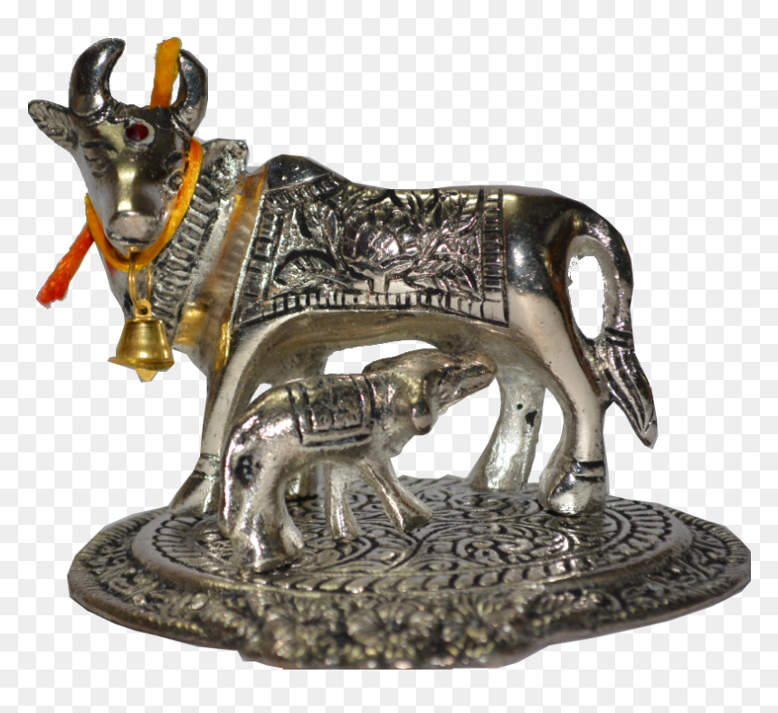 Figurine, HD Png Download - indian cow with calf png