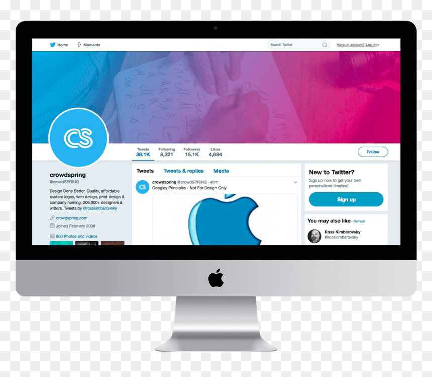 Crowdspring Header Design By Crowdspring - Png Images Of Desktop, Transparent Png - webdesign png