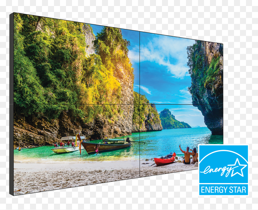 Planar Vm Series Lcd Video Wall Energy Starv02 Hires - Energy Star, HD Png Download - wall png hd