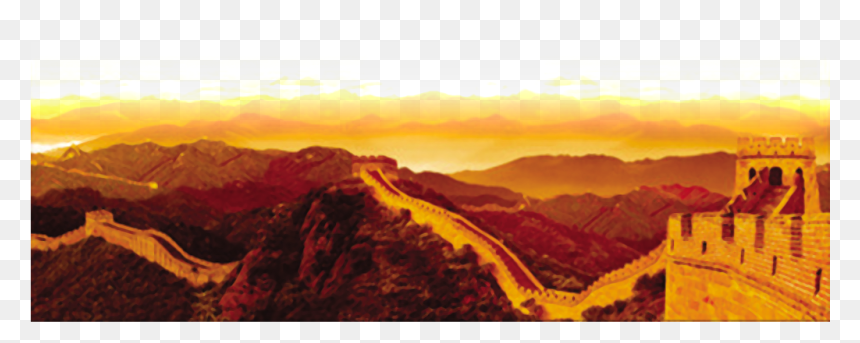 This Graphics Is Great Wall Sunset, Golden Hd, Beautiful - Summit, HD Png Download - wall png hd