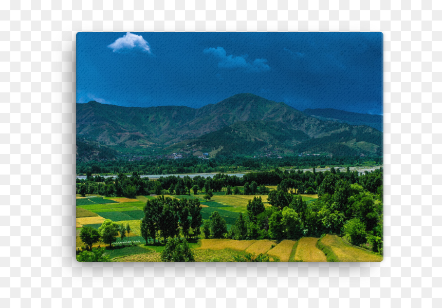 Green Mountain Distance With Trees - Mount Scenery, HD Png Download - green mountains png