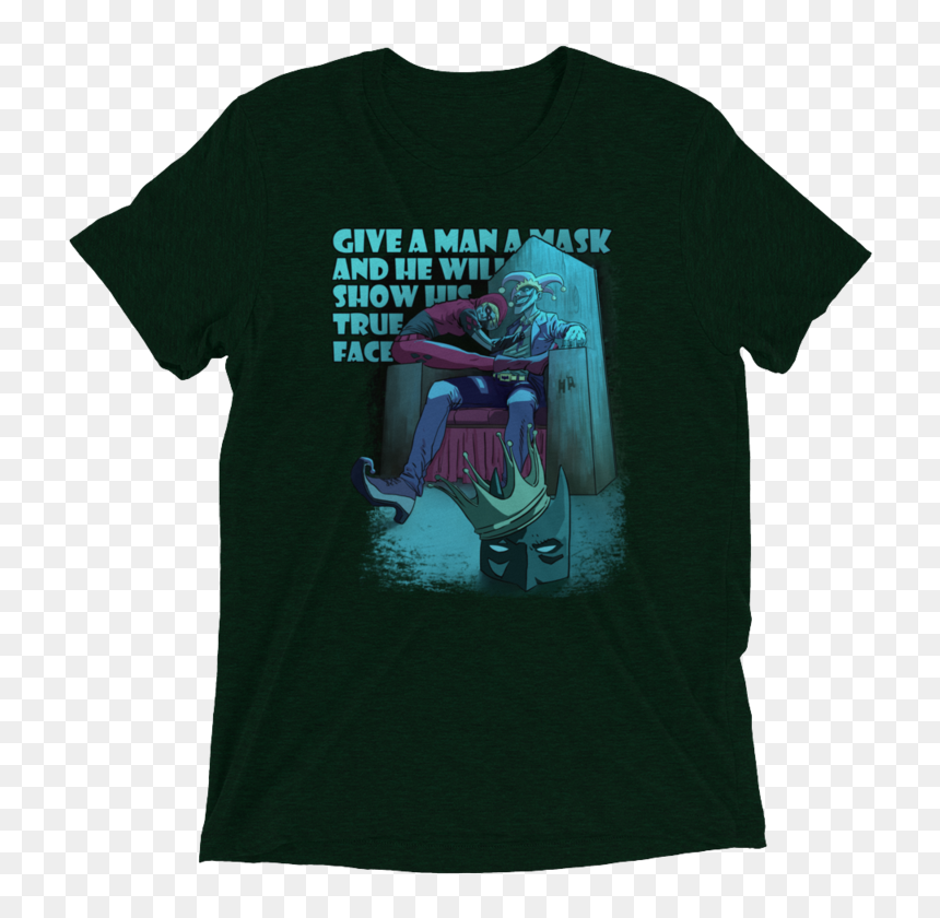 T-shirt, HD Png Download - joker mask png