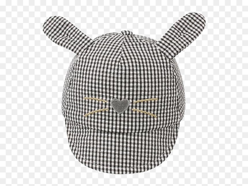 Rabbit Heart Baby Cap - Red And White Check Shirt, HD Png Download - baby cap png
