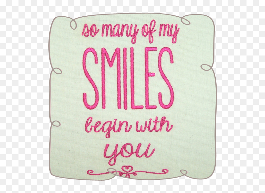 Calligraphy, HD Png Download - smile quotes png