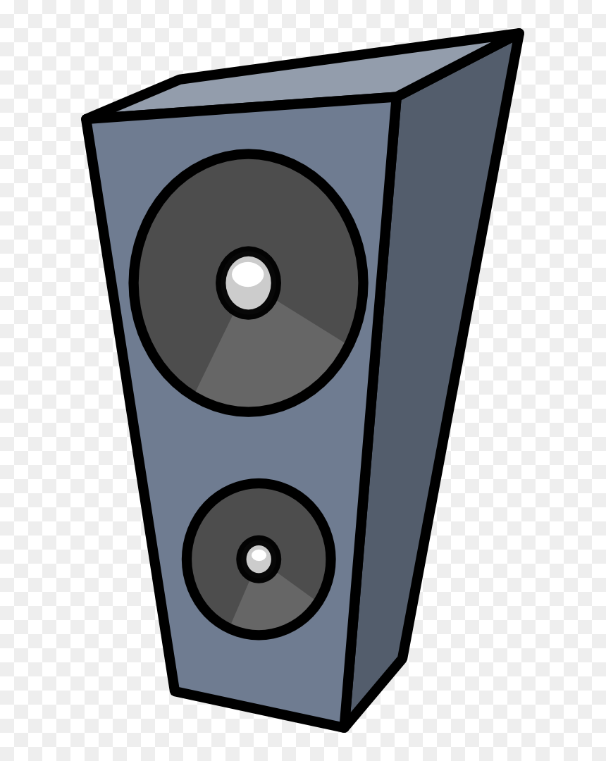 Onlinelabels Clip Art Cartoon, HD Png Download - music speakers png