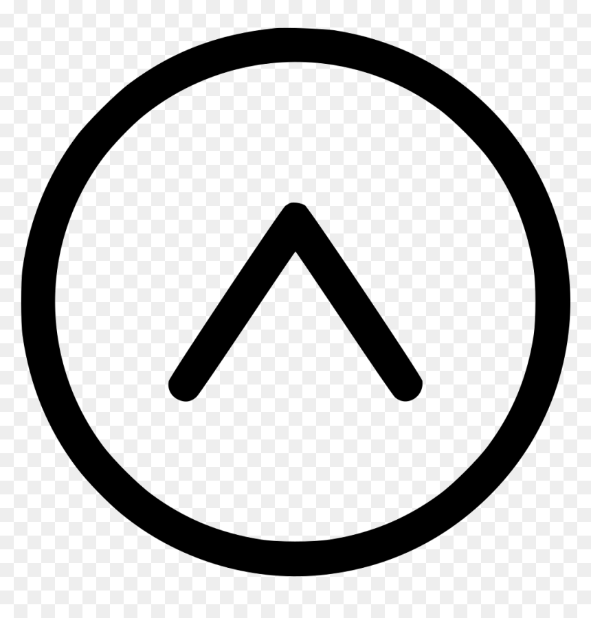 Previous Track Top Arrow Navigation Ui Control - Close Button Svg, HD Png Download - top arrow png
