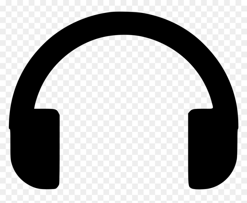Head Speakers Device Music - Headphones Silhouette Png, Transparent Png - music speakers png