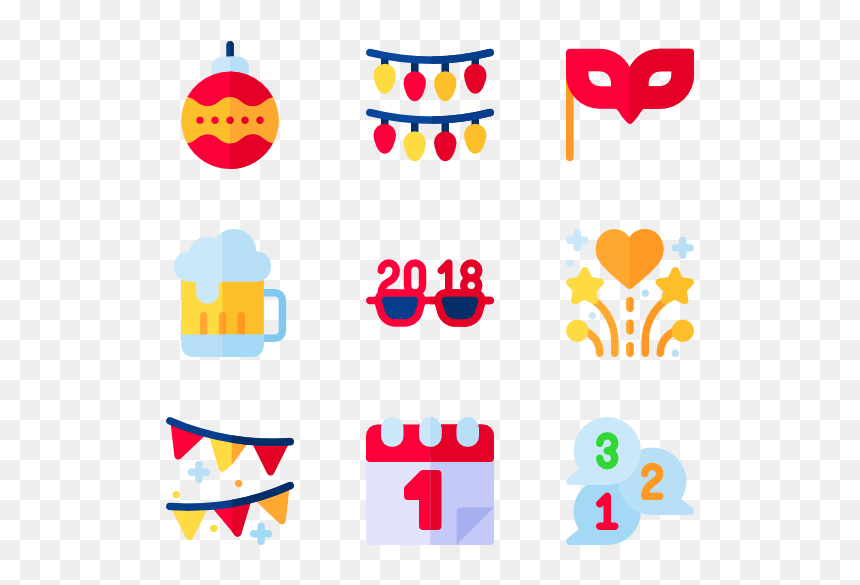 New Years Resolution Icon, HD Png Download - new year 2018 images png
