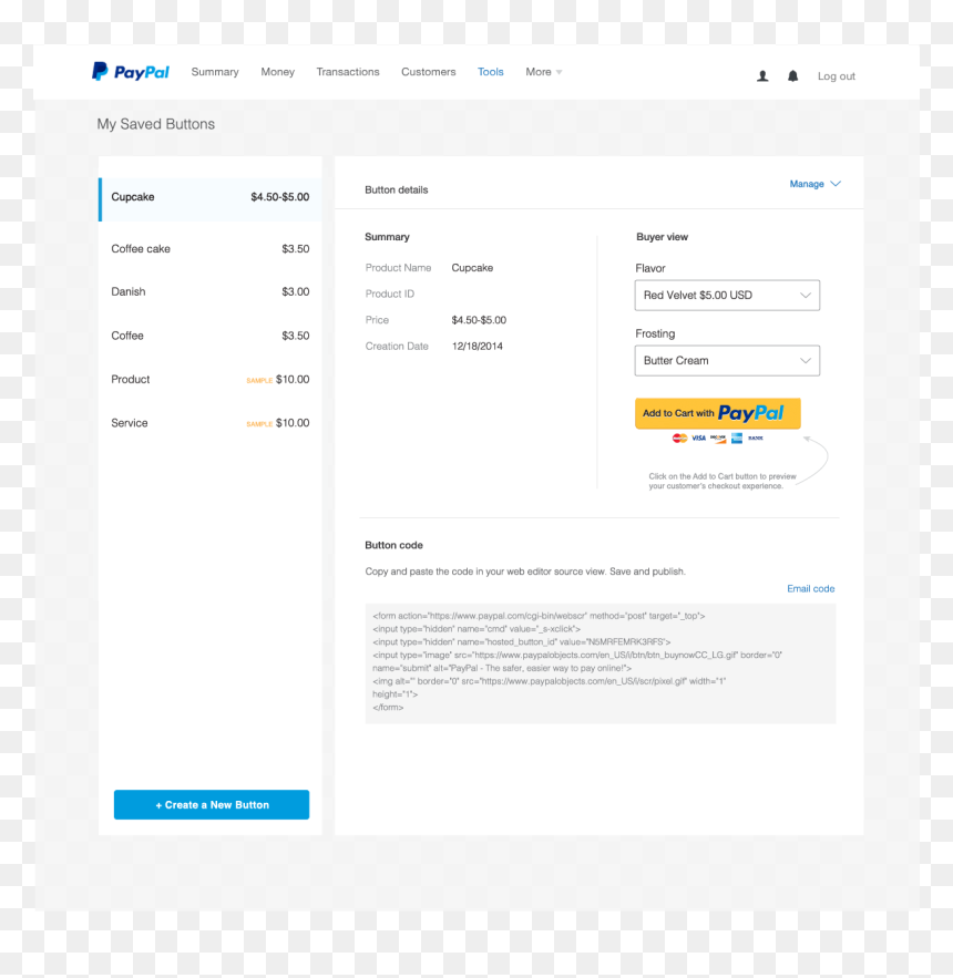 40 Fbf Phase1 - Lead Detail Page Ui, HD Png Download - paypal button png